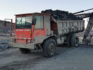 內蒙古12噸礦山運輸車